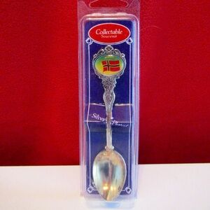 Celeste Silverplated Norways Collector spoon